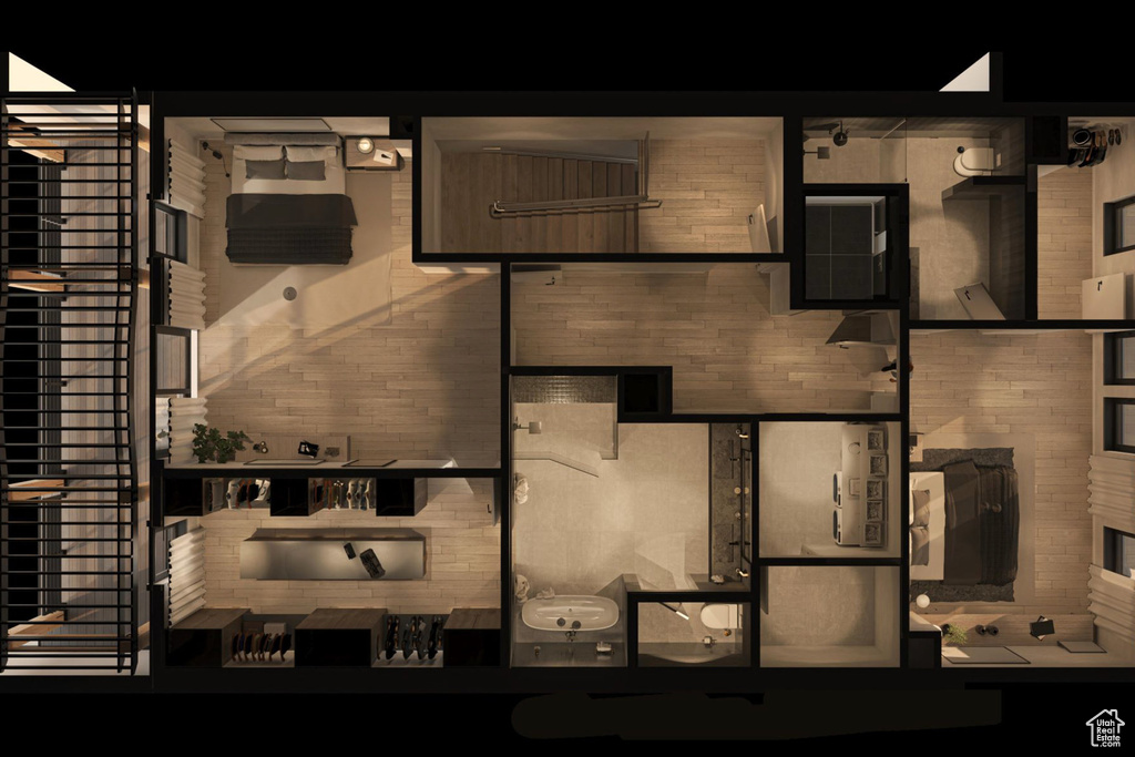 View of room layout