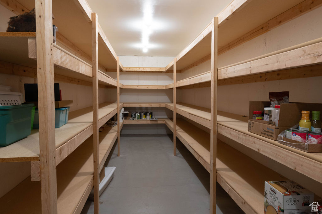 View of storage area