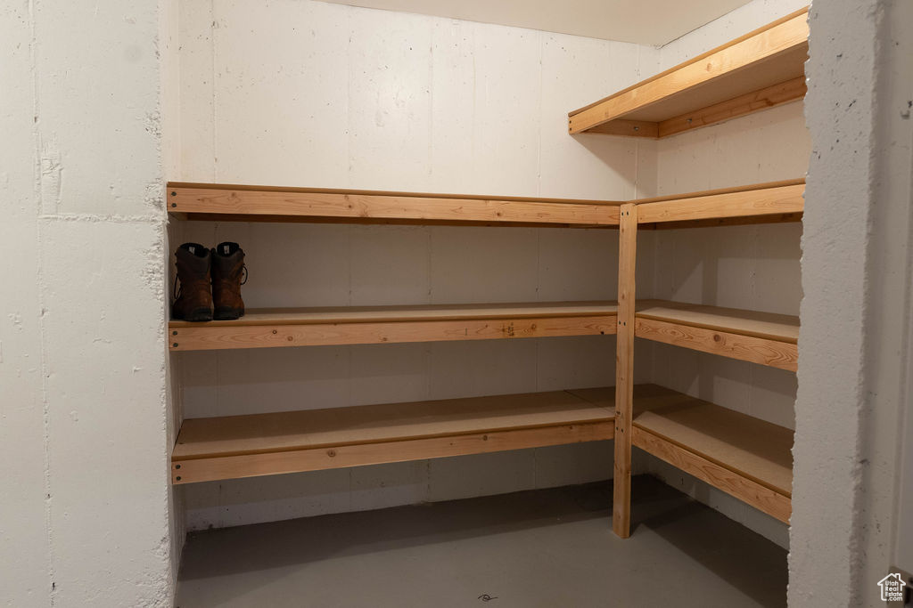 View of storage area