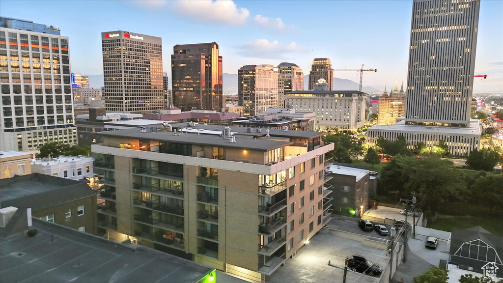 View of city skyline