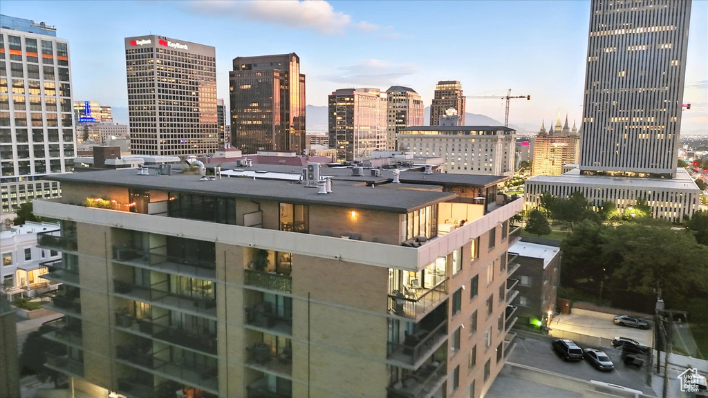 View of city skyline