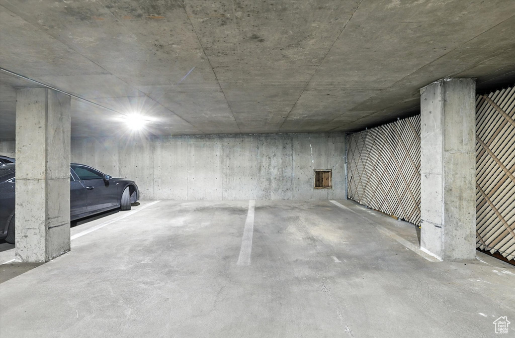 View of parking garage