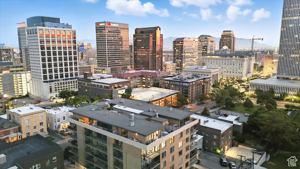 View of city skyline