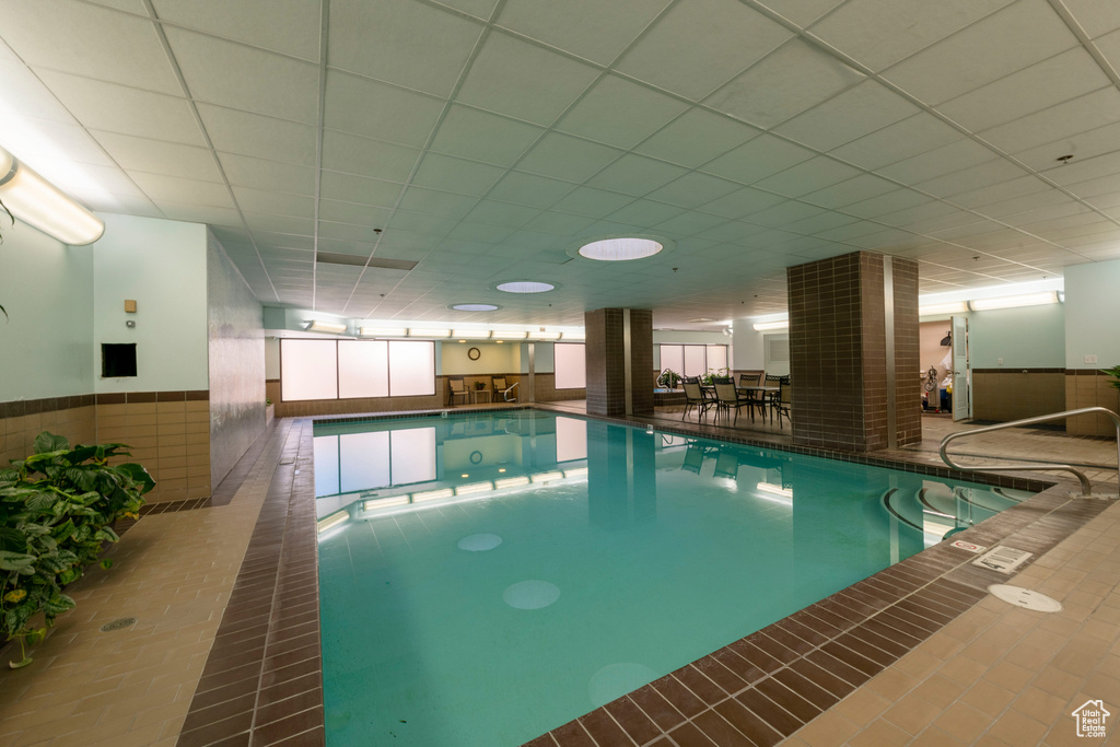 View of indoor community pool