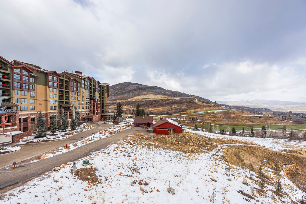View of mountain background