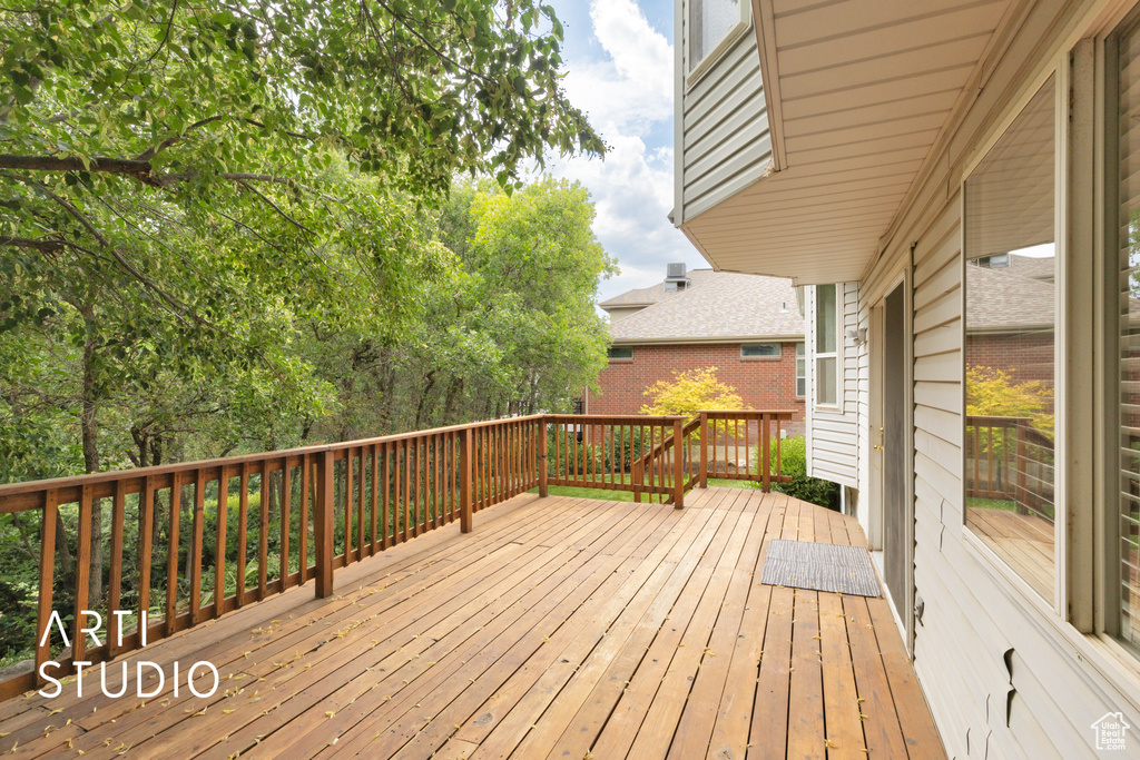 View of deck