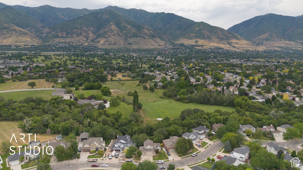 View of property location featuring a mountainous background