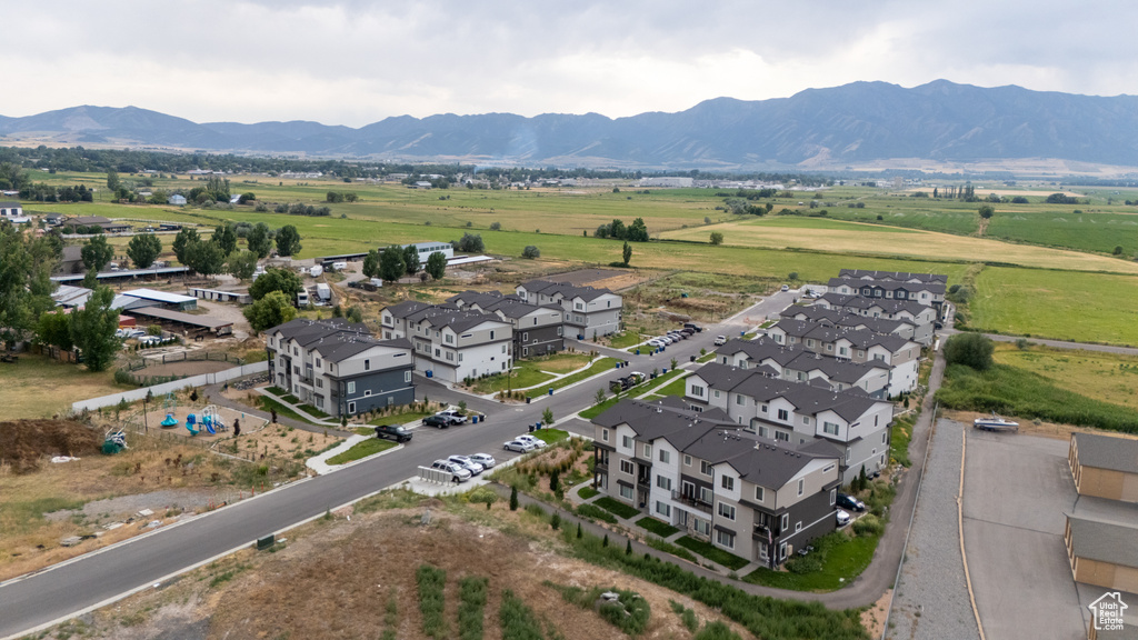 View of rural area featuring a mountain backdrop