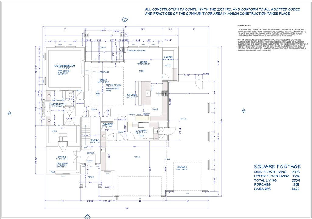 View of floor plan / room layout