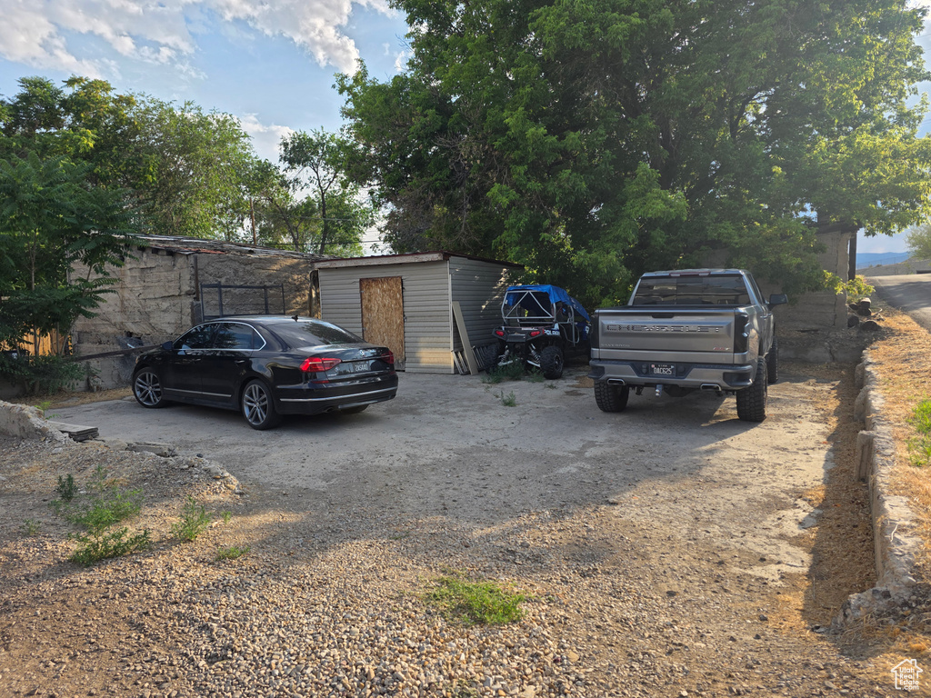 View of vehicle parking
