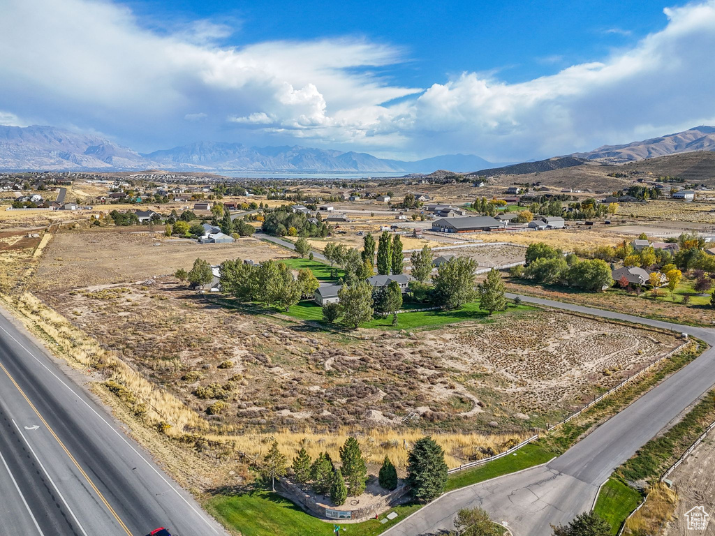 Bird's eye view of mountains
