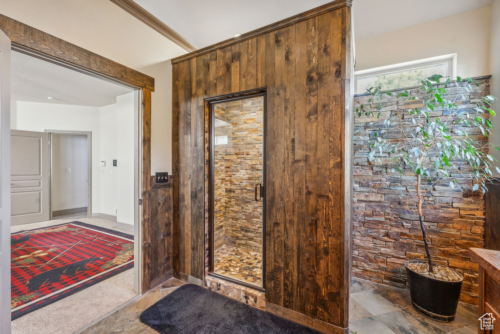 View of entrance foyer