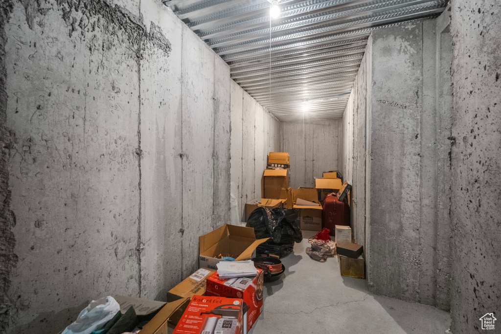 View of storage area