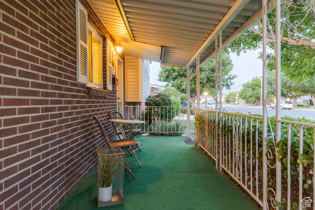 View of porch