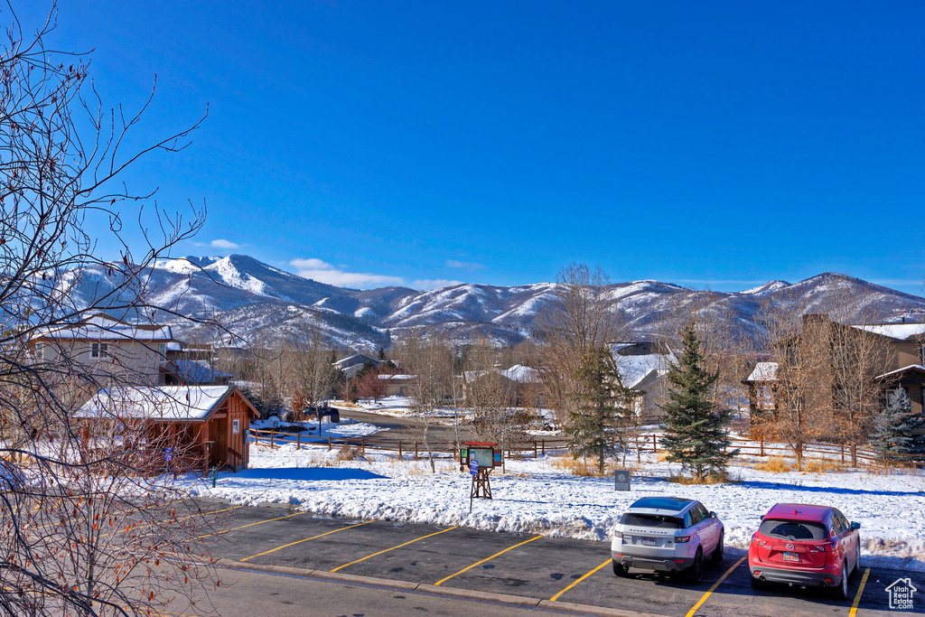View of mountain backdrop