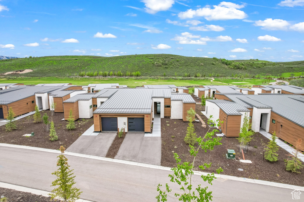 View from above of property