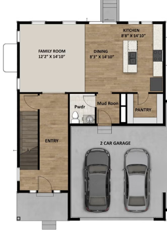 View of floor plan / room layout