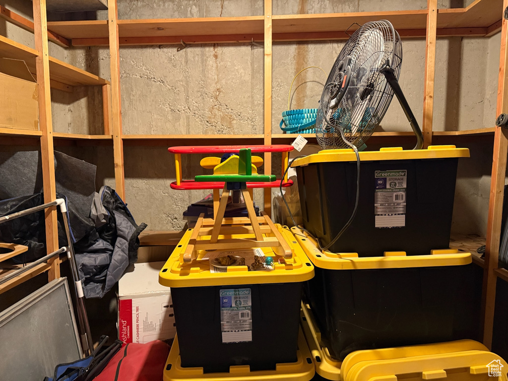 View of storage area
