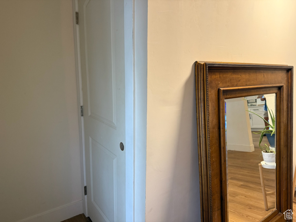 Detailed view of wood finished floors
