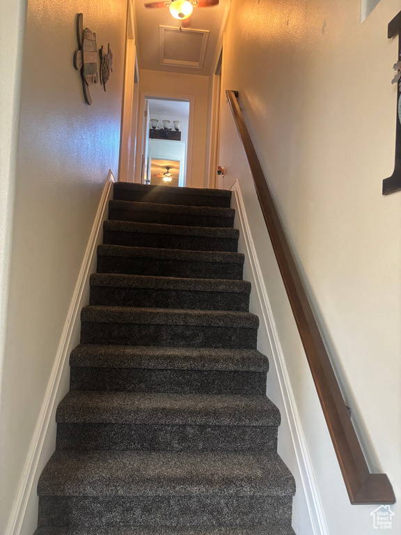 Stairway with attic access