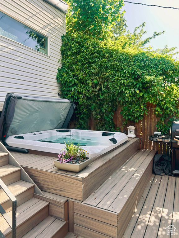 View of deck