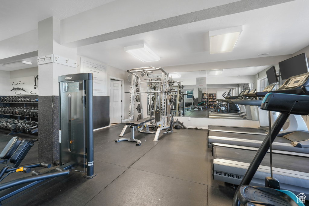 View of gym