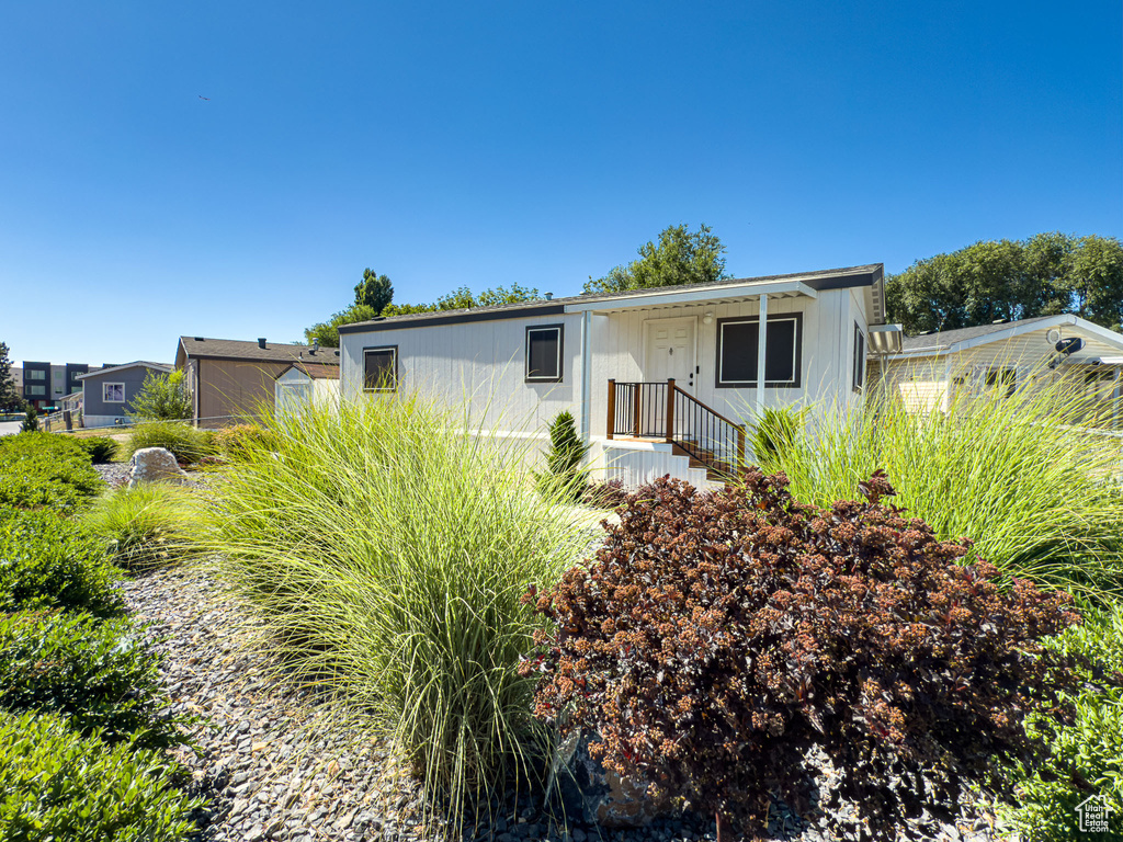 View of manufactured / mobile home