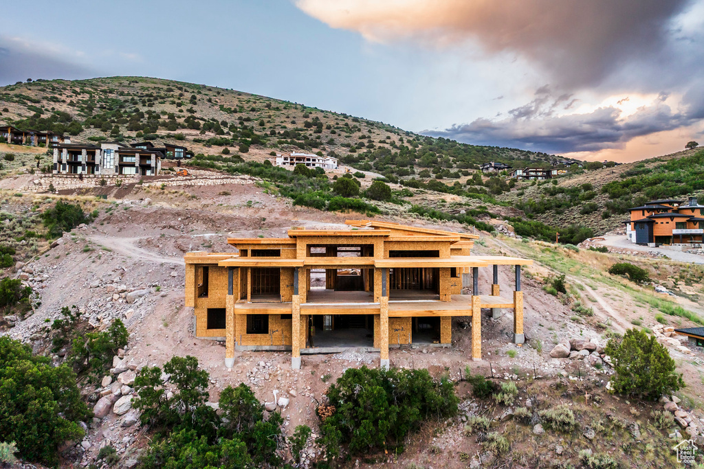 View of mountain background