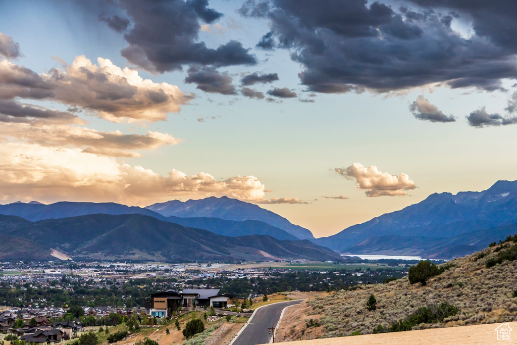 View of mountain background