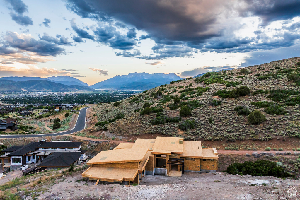 View of mountain backdrop