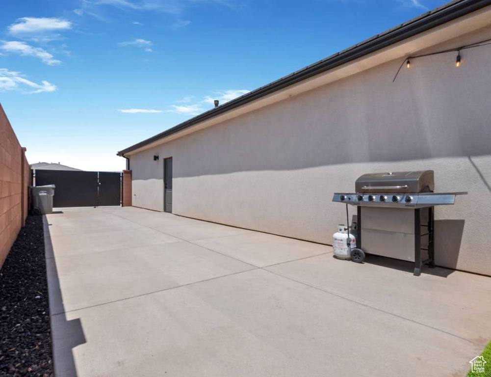 View of patio / terrace featuring grilling area