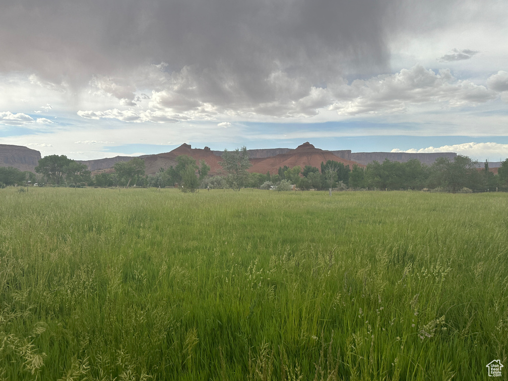 View of mountain background