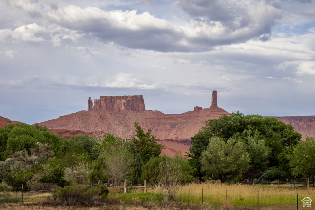 View of mountain background