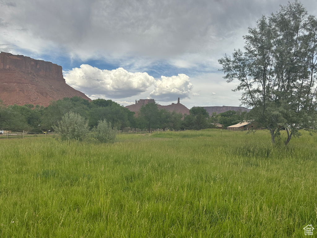 View of mountain background