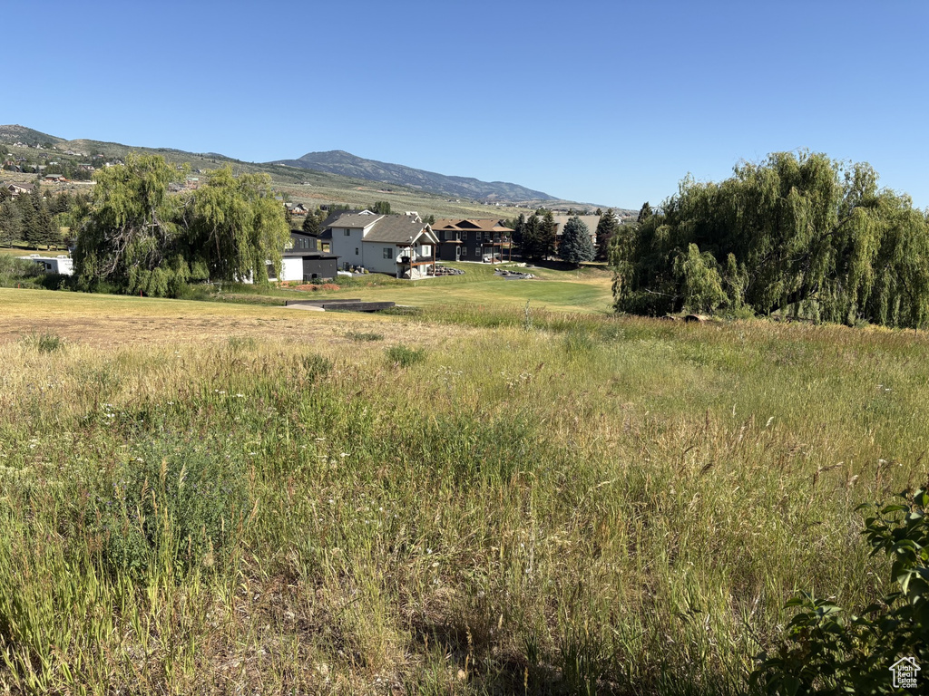 View of mountain backdrop