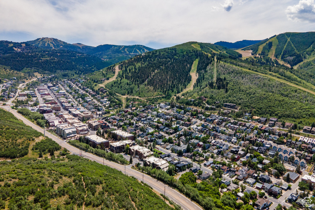 Aerial view of mountains