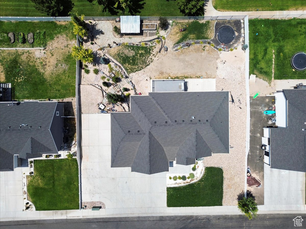 Aerial view of property's location