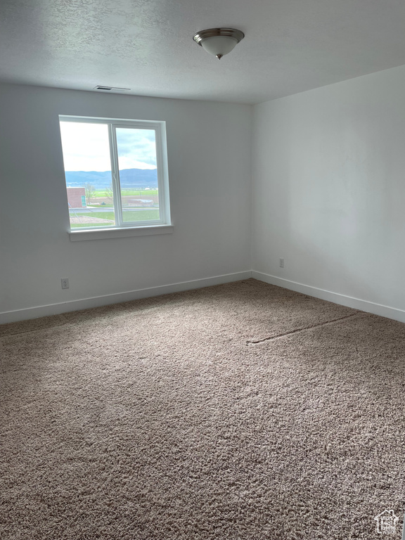 Unfurnished room featuring baseboards and carpet