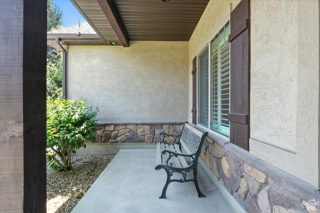 View of patio