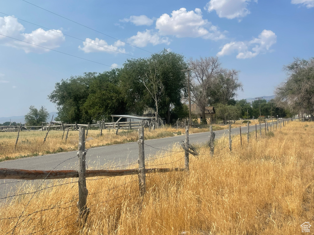 View of yard featuring a view of rural / pastoral area