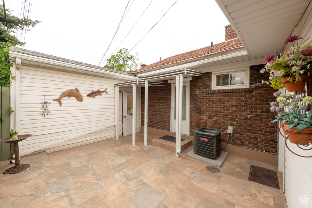View of patio