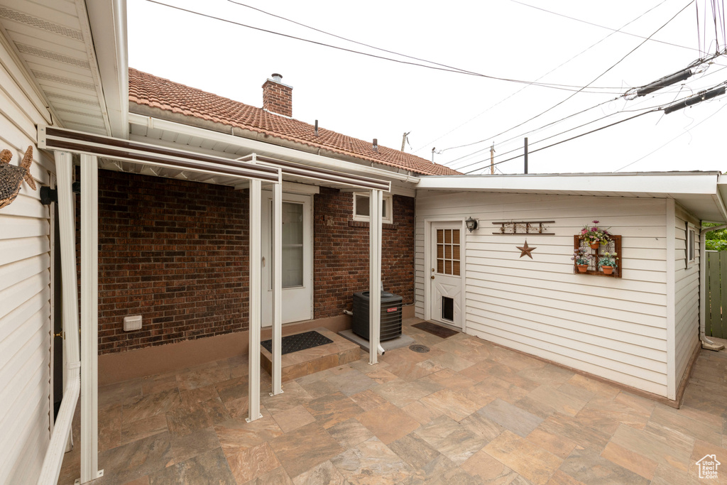 View of patio