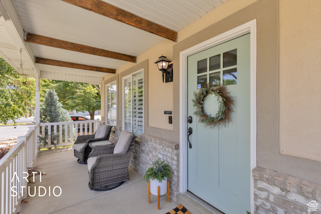 View of porch