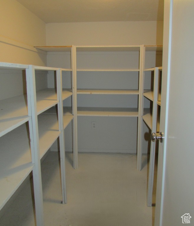 View of storage room