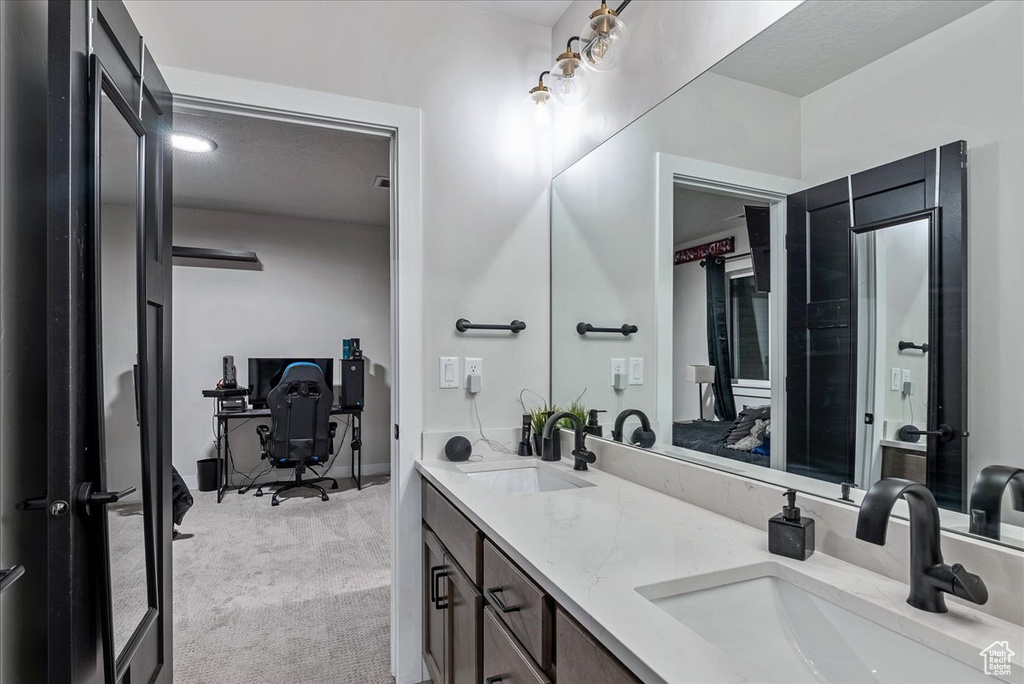 Bathroom with double vanity