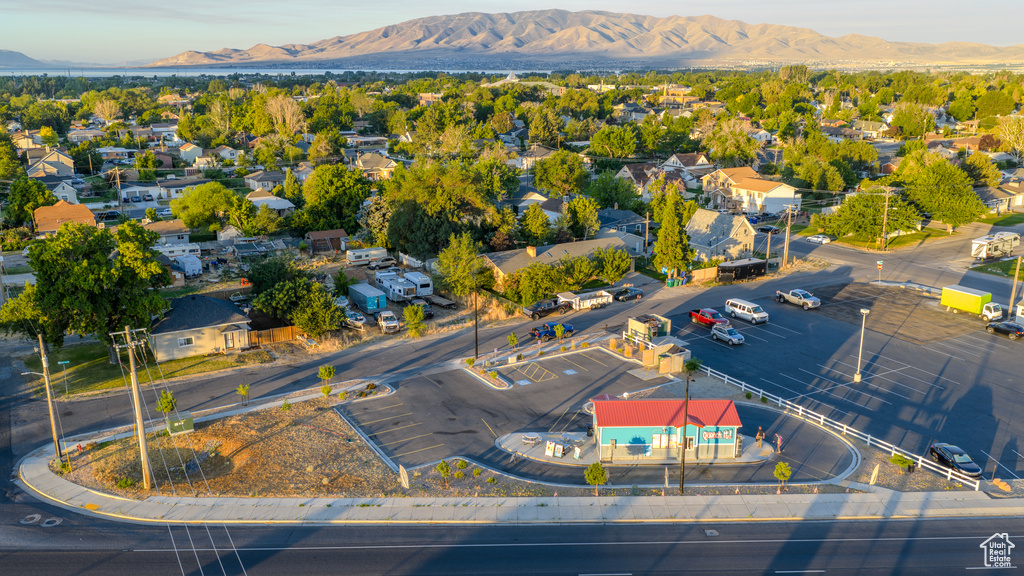 Drone / aerial view of mountains