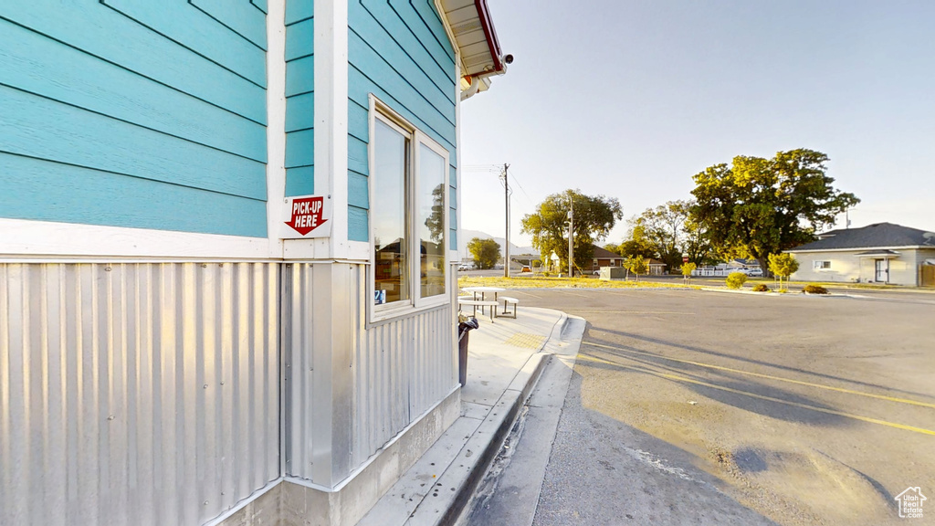 View of asphalt road