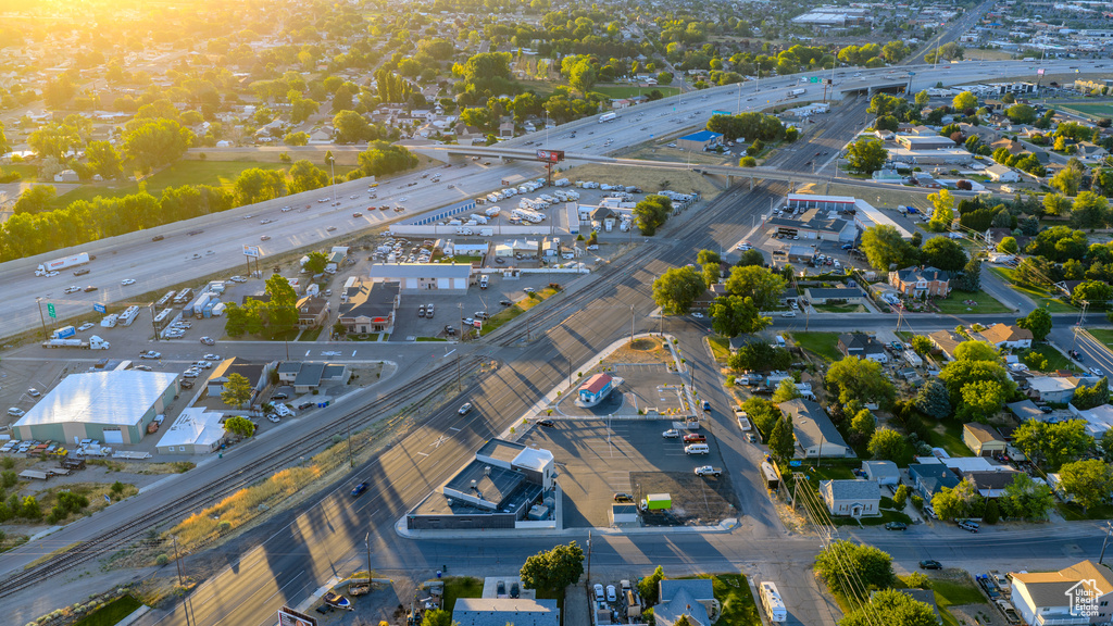 View of property location with a highway