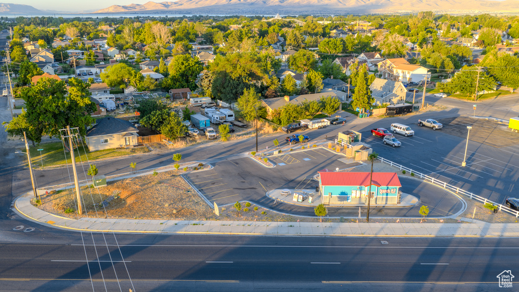 Aerial view of mountains