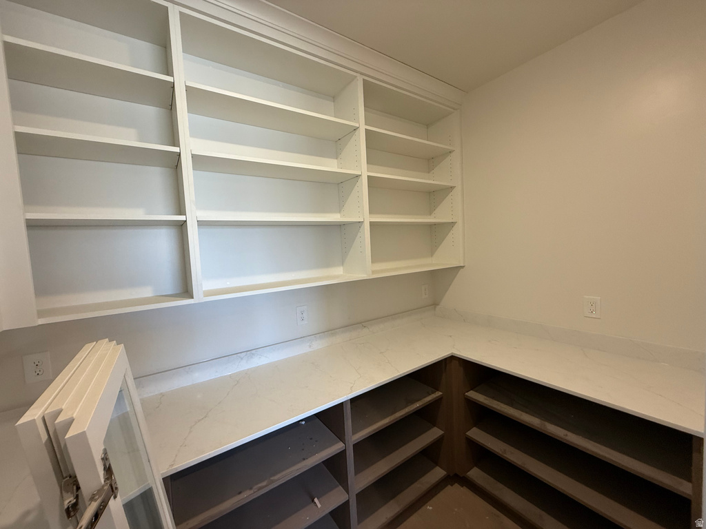 View of storage area